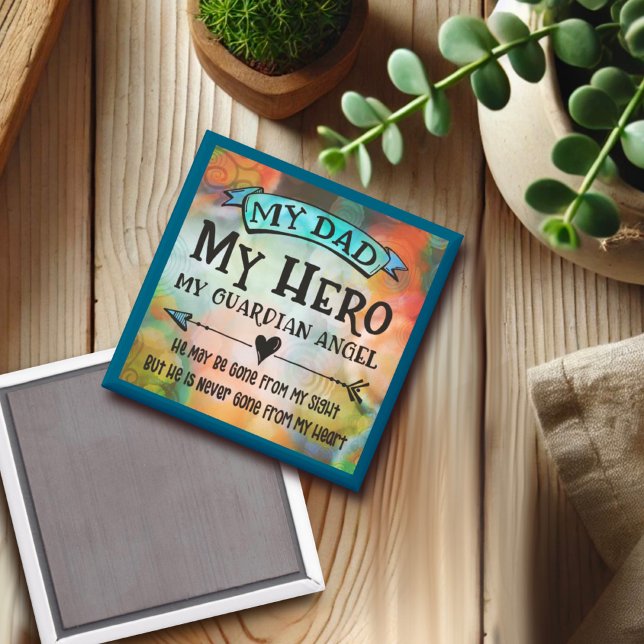 Guardian Angel Vater Inspirivity Vater Inspirierte Magnet (Von Creator hochgeladen)