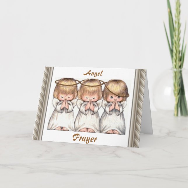 Guardian Angel Weihnachtskarte Feiertagskarte (Vorderseite)