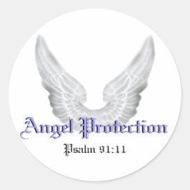Guardian Angels Runder Aufkleber
