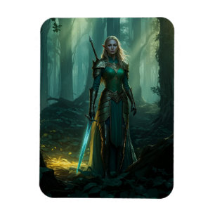 Guardian Elf des verzauberten Reiches Magnet