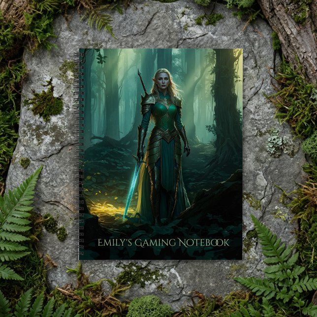 Guardian Elf of the Enchanted Realm Notizbuch (Von Creator hochgeladen)