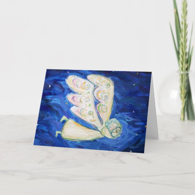 Guardian Light Angel Baby Note ou carte de voeux (Devant)