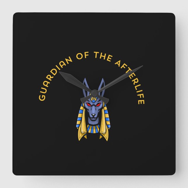 Guardian of the Afterlife Quadratische Wanduhr (Vorderseite)