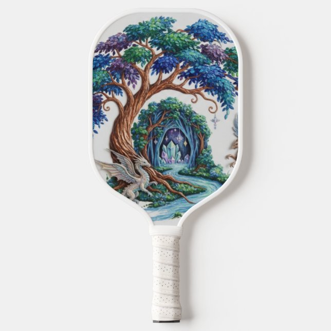 Guardian of the Crystal Cave Pickleball Schläger (Vorderseite)