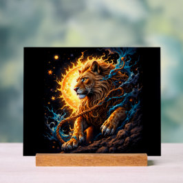 Guardian of the Solar Threshold – Lion of Balance Acrylschild