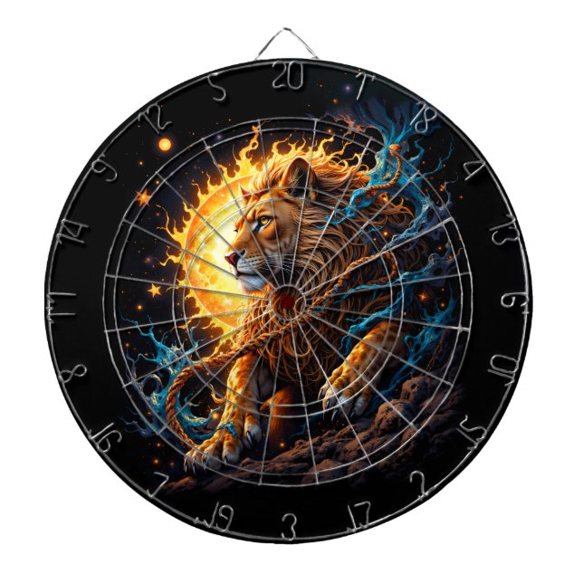 Guardian of the Solar Threshold – Lion of Balance  Dartscheibe (vorne)
