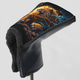 Guardian of the Solar Threshold – Lion of Balance Golf Headcover