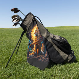 Guardian of the Solar Threshold – Lion of Balance Golfhandtuch