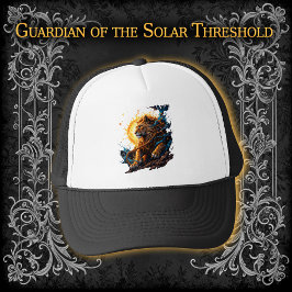 Guardian of the Solar Threshold – Lion of Balance Truckerkappe