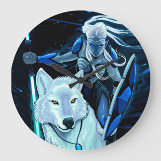 Guardian of the Wild Hour Große Wanduhr