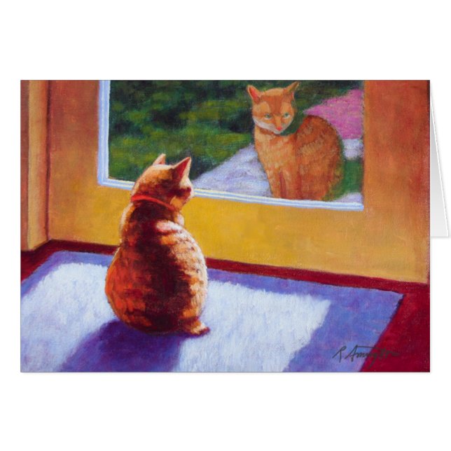 Guardian Orange Manx Cat (Vorderseite (Horizontal))