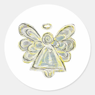 Guardian Silver White Angel Custom Decal Stickers