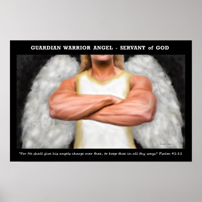 Guardian Warrior Angel Poster (Vorne)