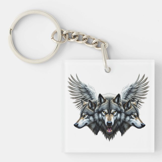 Guardian Wolves Schlüsselanhänger (Vorderseite)