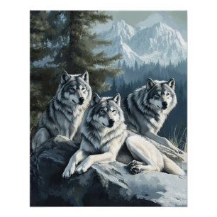 Guardians of the Peaks - Poster du loup