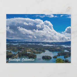 Guatapé, Kolumbien (von oben nach Piedra del Peñol Postkarte