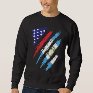 Guatemala Amerikanische Gewachsene Flagge USA Patr Sweatshirt