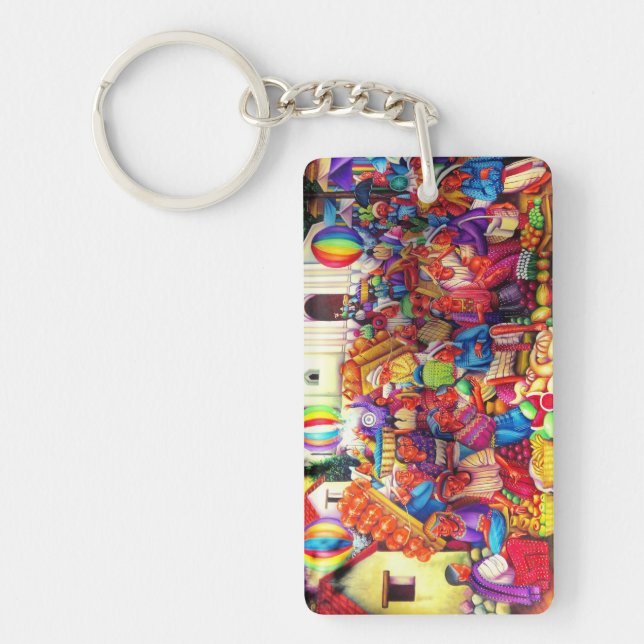 Guatemala Art Schlüsselanhänger (Vorderseite)