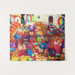 Guatemala Art Tapestry Wandteppich