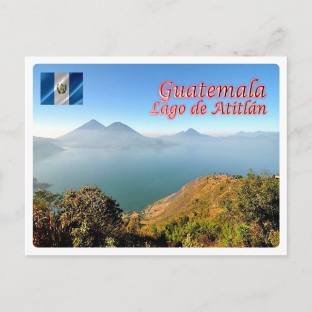 Guatemala - Atitlán Lake - Postkarte (Vorderseite)