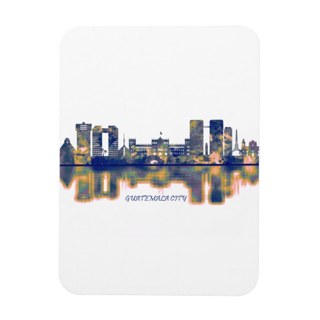 Guatemala City Skyline Magnet (Vertikal)