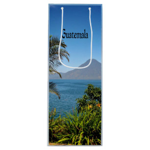 Guatemala, die wunderschöne Landschaft der Natur Geschenktüte Für Weinflaschen