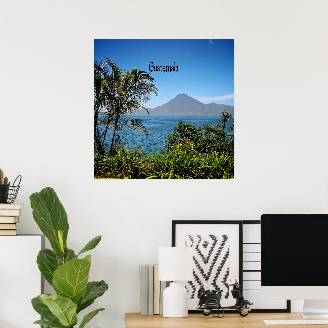 Guatemala, die wunderschöne Landschaft der Natur Poster (Heimbüro)