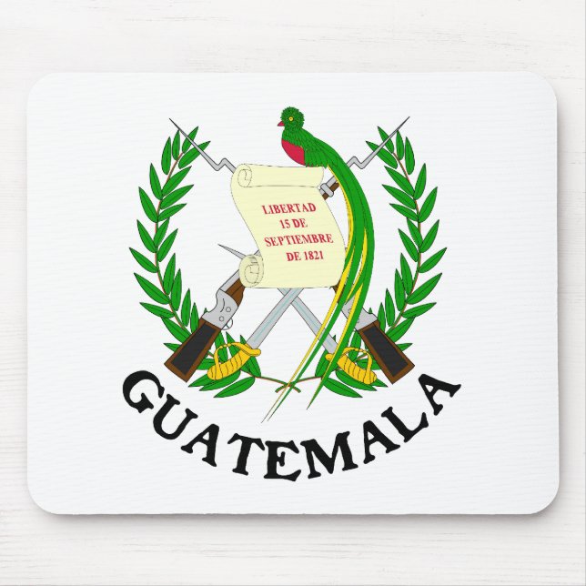 GUATEMALA - Emblem/Flagge/Wappen/Symbol Mousepad (Vorne)