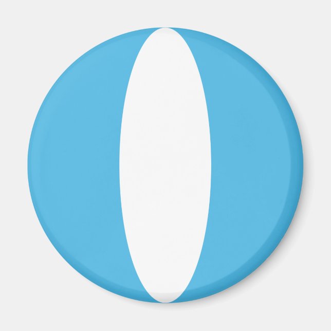 Guatemala-Fahne-Magnet Magnet (Vorne)