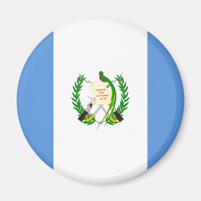 Guatemala Flag GT Magnet (Vorne)