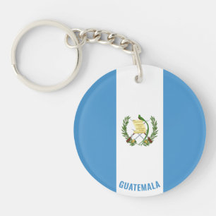 Guatemala-Flagge Charmant Patriotisch Schlüsselanhänger