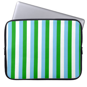 Guatemala-Flagge Streifen Land Symbol Linien grün Laptopschutzhülle