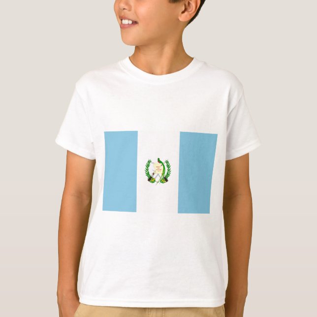 Guatemala-Flagge T-Shirt (Vorderseite)
