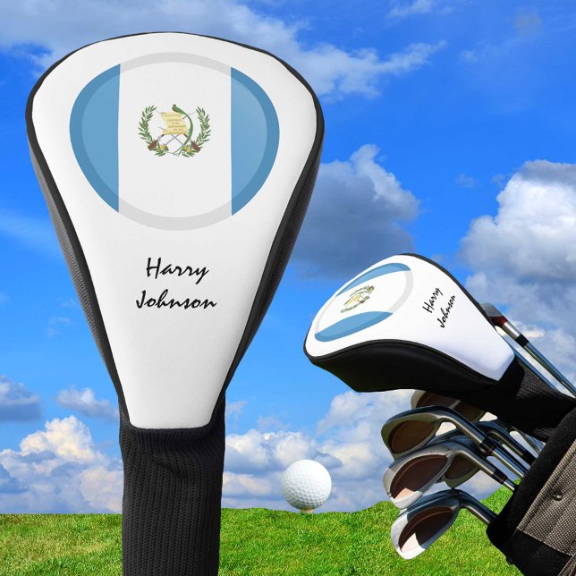Guatemala-Flagge und Mit Monogramm Golf Clubs Cove Headcover (Von Creator hochgeladen)