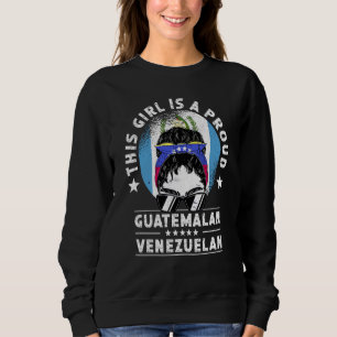 Guatemala-Flagge Venezuela Aufgewachsene Frauen Mä Sweatshirt