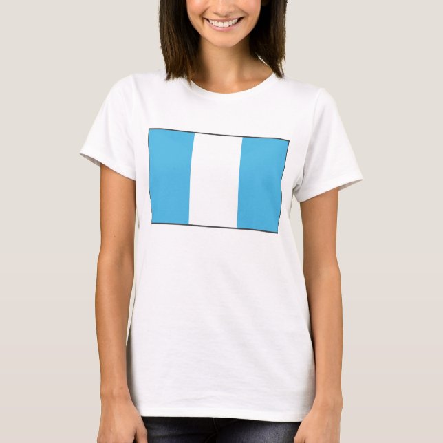Guatemala-Flagge x Karte T - Shirt (Vorderseite)