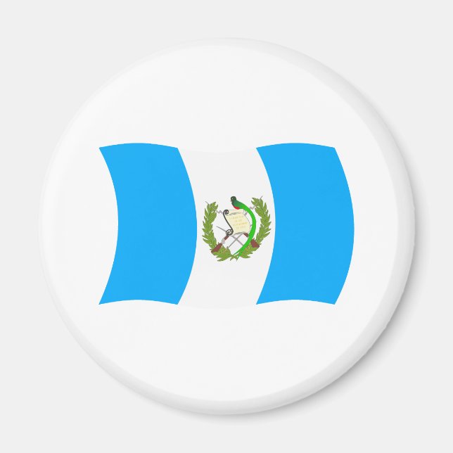 Guatemala-Flaggenmagnet Magnet (Vorne)