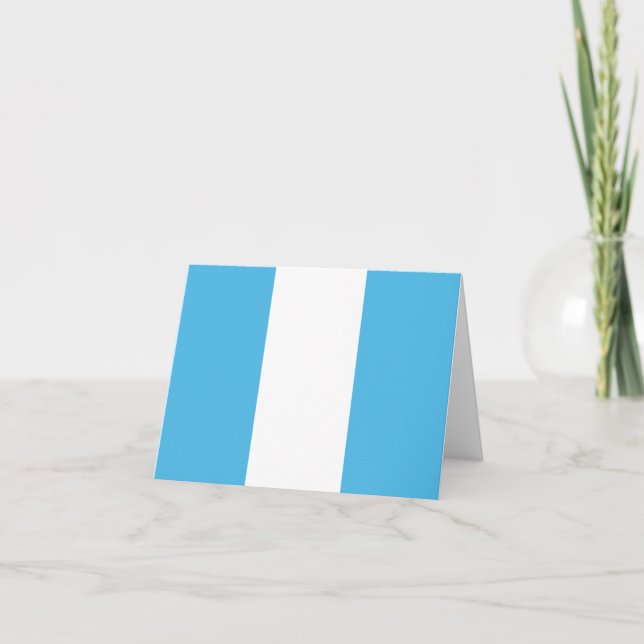 Guatemala-Flaggennotecard Karte (Vorderseite)