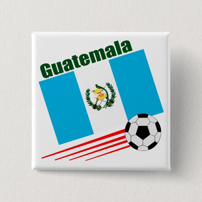 Guatemala-Fußball-Team Button (Vorderseite)