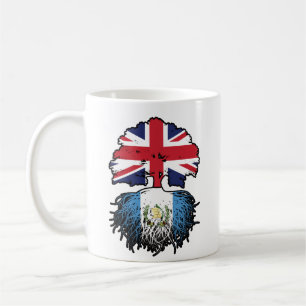 Guatemala Guatemala Britische Tree Roots Flag Kaffeetasse