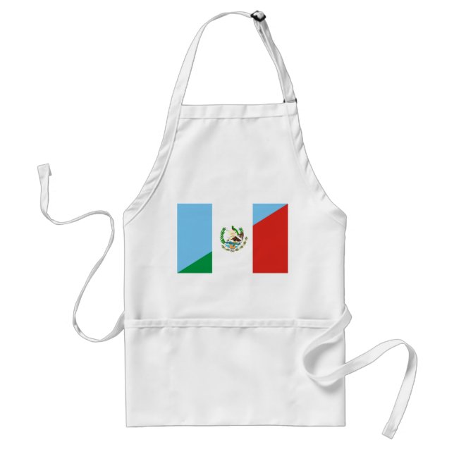 Guatemala-Halbfahne Schürze (Vorne)