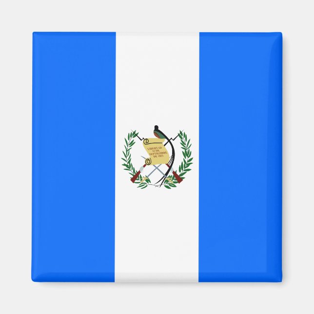 Guatemala Hochwertige Flagge Magnet (Vorne)