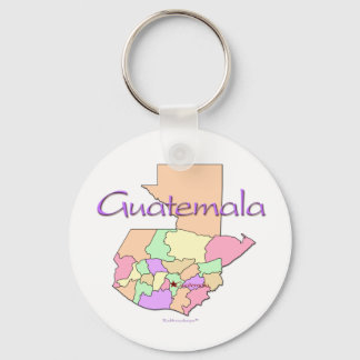 Guatemala-Karte Schlüsselanhänger
