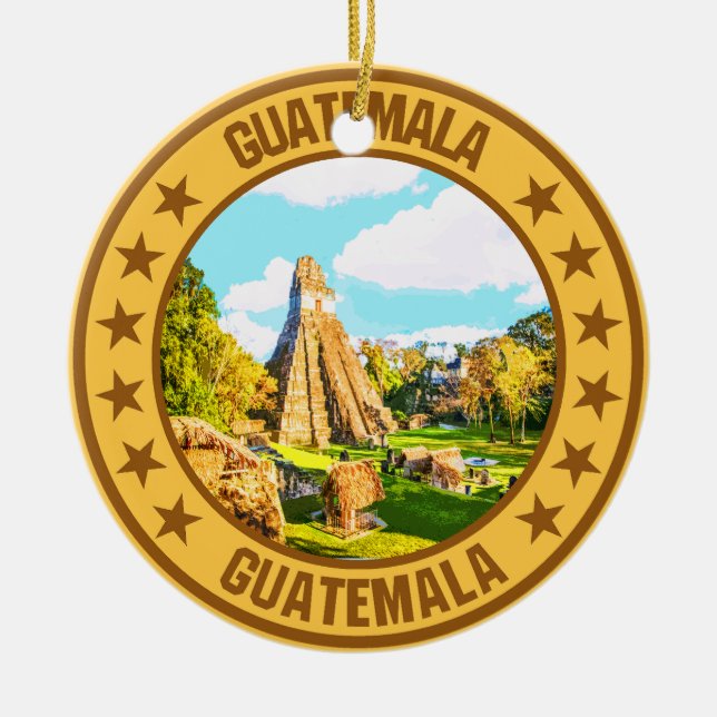 Guatemala Keramik Ornament (Vorne)