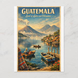 GUATEMALA – Land der Seen und Vulkane Postkarte