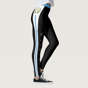 Guatemala Leggings, guatemaltekische Flagge /sport Leggings