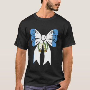 Guatemala Mädchen Kokette Schleifen Schleife Stolz T-Shirt
