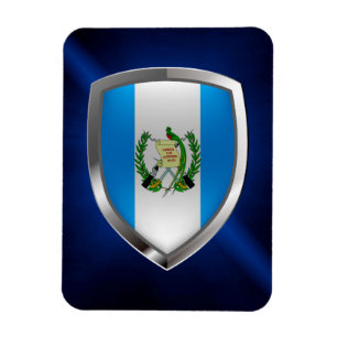 Guatemala Mettalic Emblem Magnet