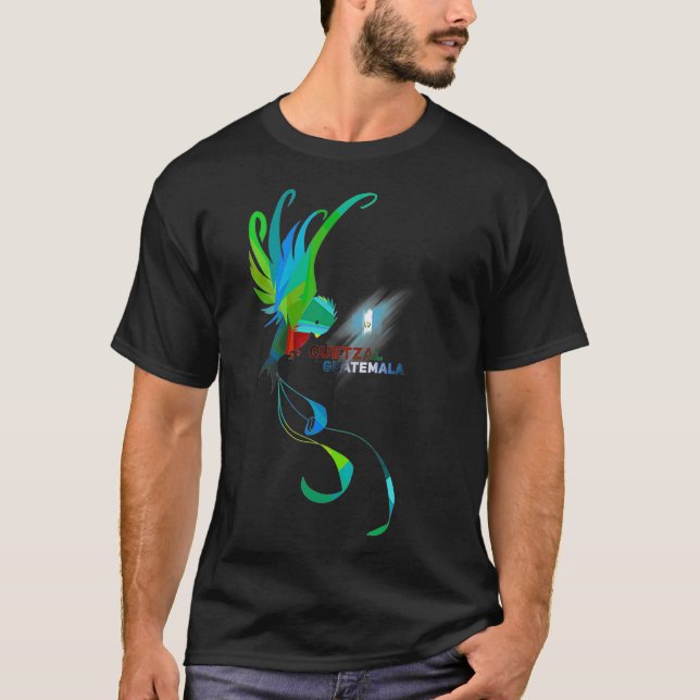 Guatemala National Bird Quetzal T-Shirt (Vorderseite)
