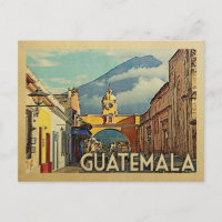Guatemala Postcard Vintage Reise